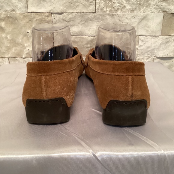 Stuart Weitzman Buckle Suede Loafers - Picture 7 of 12